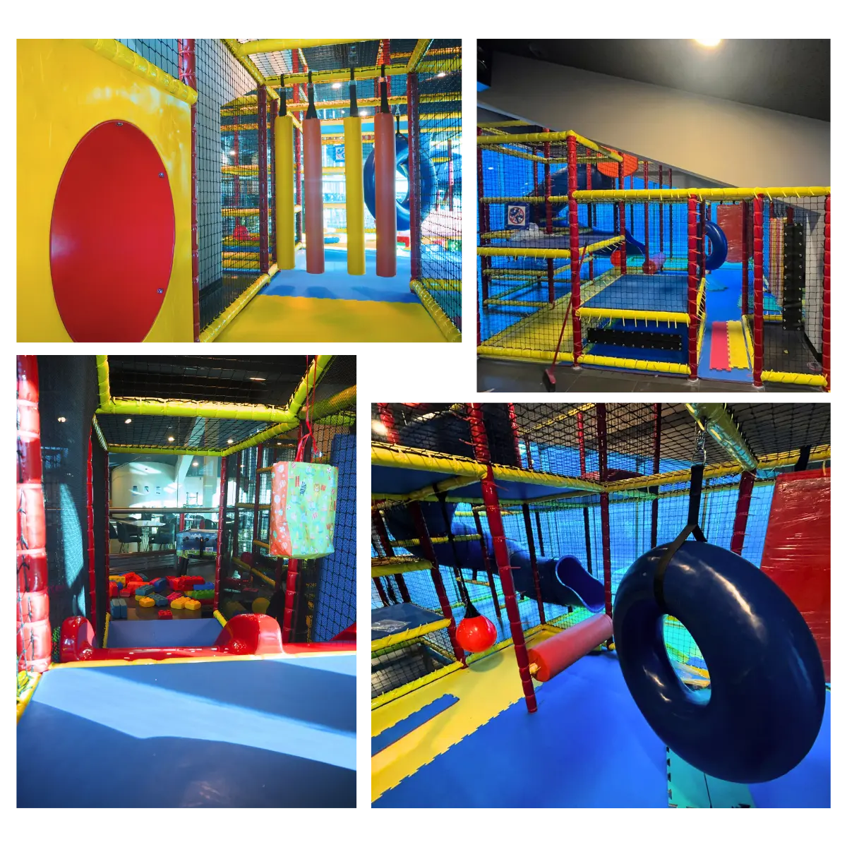 Il locale ristorante pizzeria Take Off Aosta con area giochi bambini