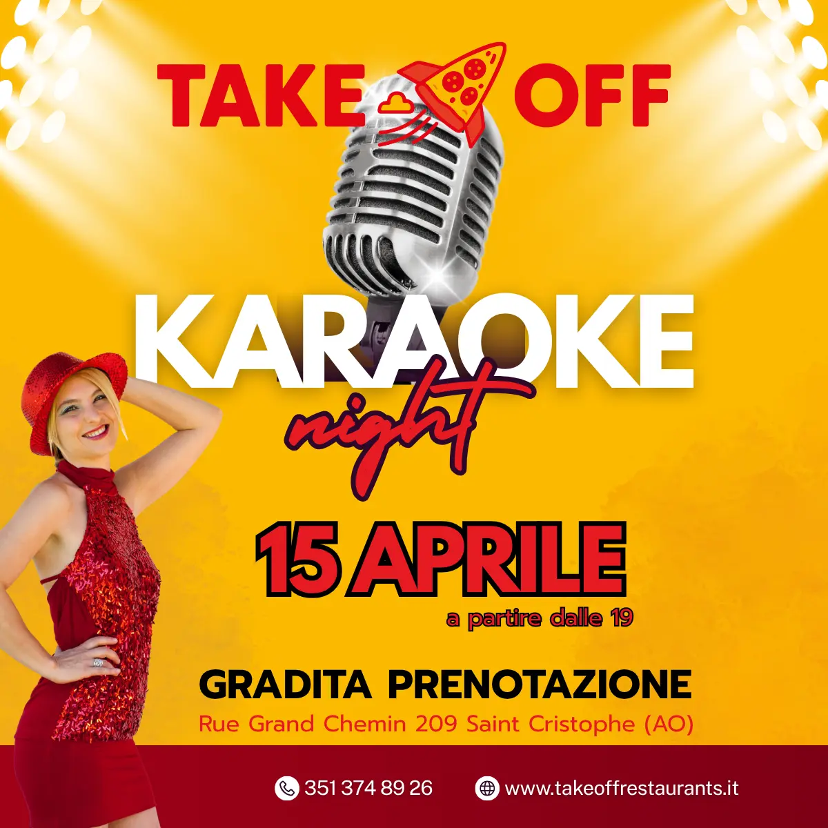 Karaoke 15 Aprile con Miriam